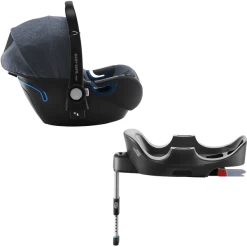 Britax Römer Babyschale Baby-Safe 2 I-Size Blue Marble Inklusive Flex Base