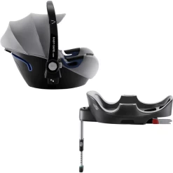 Britax Römer Babyschale Baby-Safe 2 I-Size Cool Flow - Silver Inklusive Flex Base