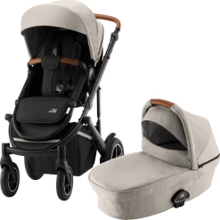 Britax Römer Kombikinderwagen Smile III Pure Beige Inklusive Babywanne Pure Beige