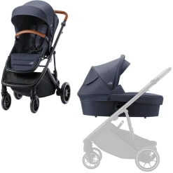 Britax Römer Kombikinderwagen Strider M Inklusive Regenverdeck Navy Ink